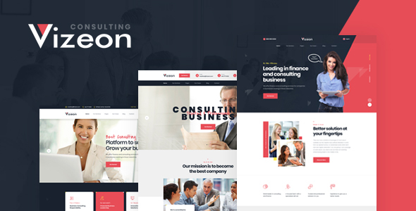 Vizeon - Business Consulting PSD Template