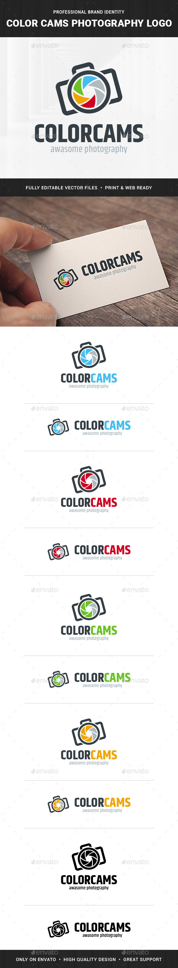 Color Cams - Photography Logo