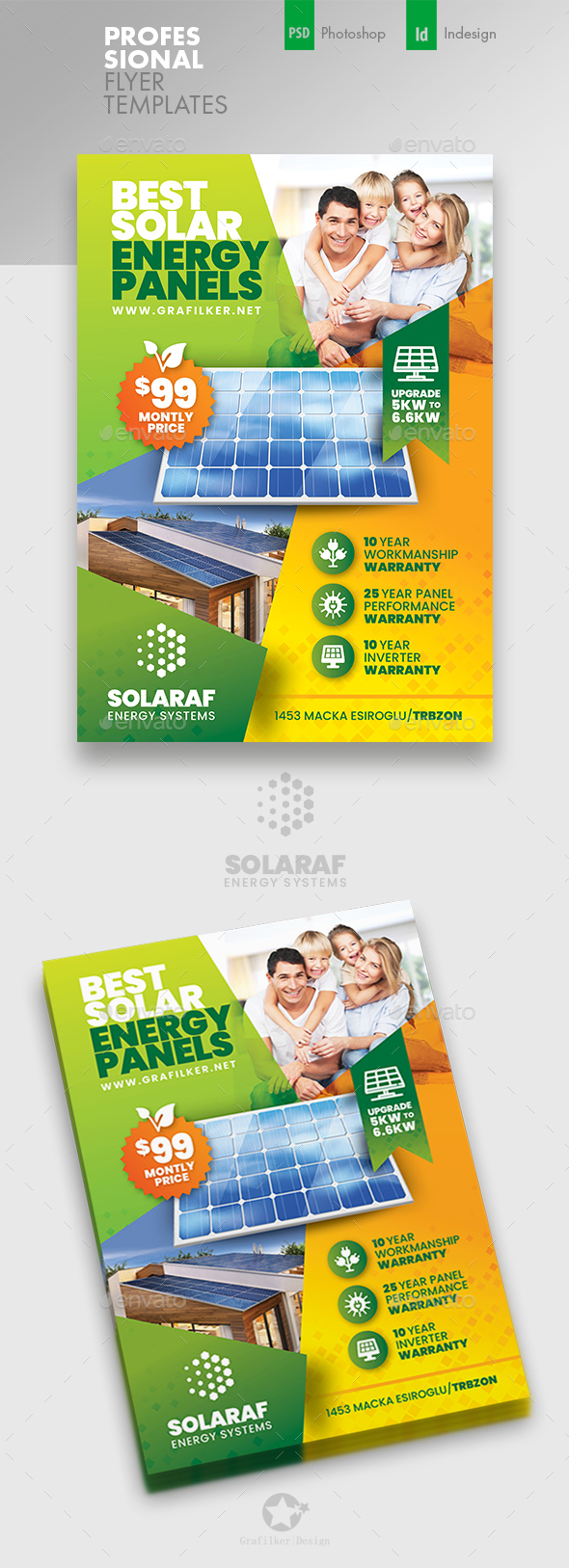 solar panel flyer templates from graphicriver panel flyer