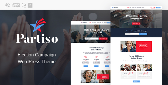 Partiso | Political WordPress Theme for Party & Candidate