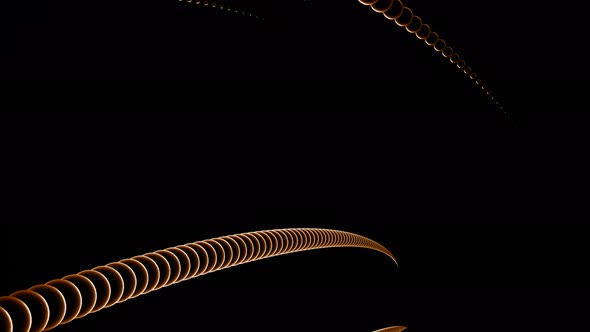 Huge Lines of Light From Rings in Abstraction