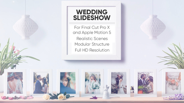 Wedding Slideshow for FCPX and Apple Motion 5 alt