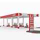 Gas Station lukoil - 3DOcean Item for Sale