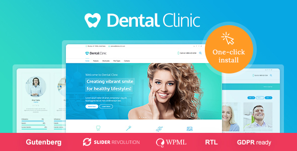 Medical and Dentist WordPress Theme – Dental Clinic