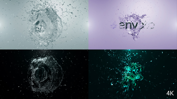 Water Blast Logo Intro 3 alt