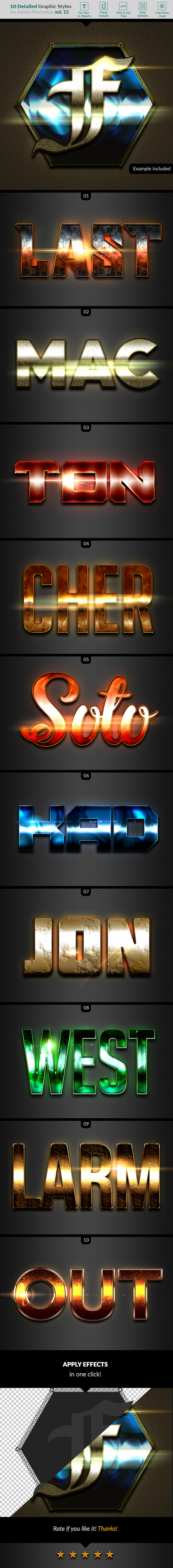 10 Text Effects Vol. 13