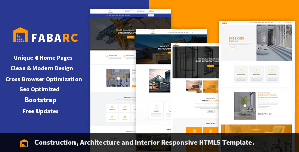 Fabarc | Construction Architecture & Interior Responsive HTML5 Template.