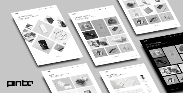 Pinto - Minimal Portfolio PSD Template