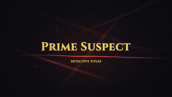 Prime Suspect. Detective Title