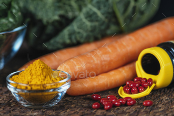 s of beta carotene in fresh vegetables.  Antioxidant supplements and natural sources of beta carotene.