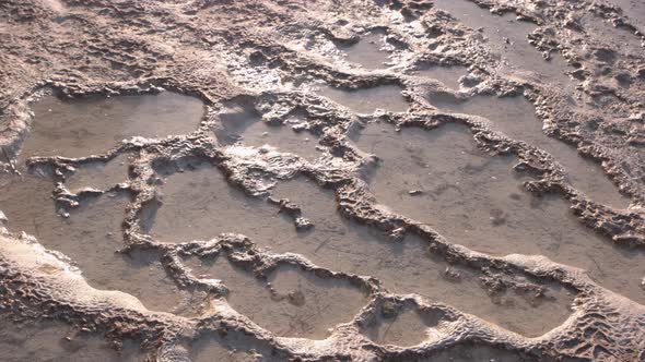 Pamukkale Travertine Pools Texture