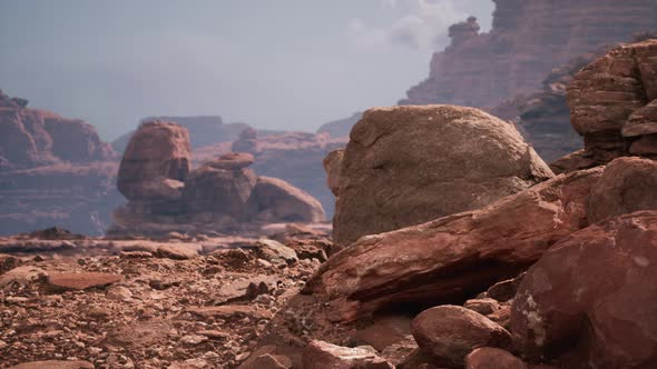 Golden Rocks in Grand Canyon