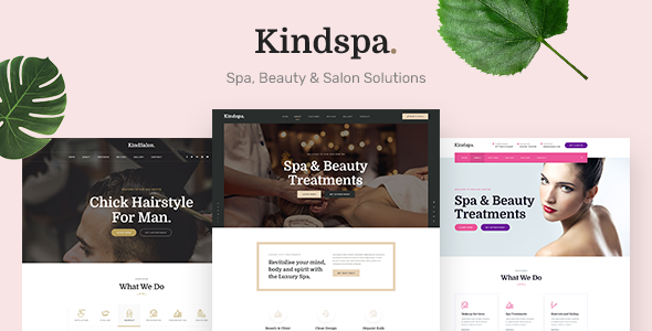 Kindspa - Spa and  Beauty Salon HTML5 Template