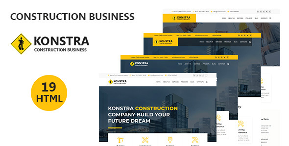 konstra - Construction Business HTML5 Template