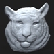 Siberian Tiger Head relief - 3DOcean Item for Sale