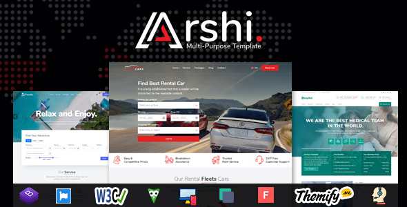 Arshi - Multipurpose All in one HTML Template