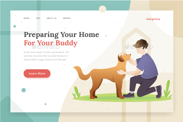 Pet Adoption Landing Page