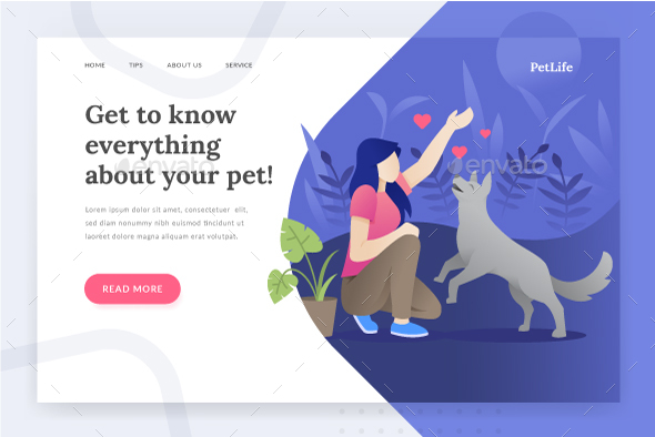 Pet Life - Landing Page