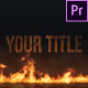 Epic Fire Title - VideoHive Item for Sale