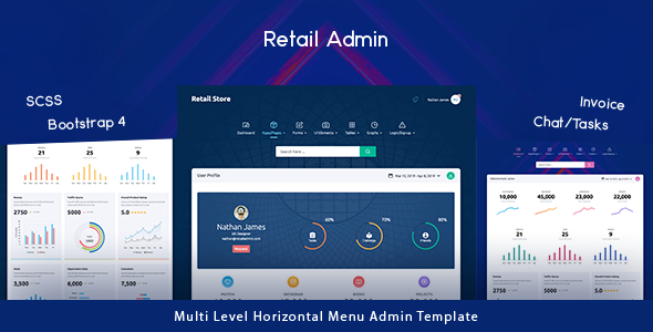 Retail Store - Next Generation Bootstrap 4 Admin Template