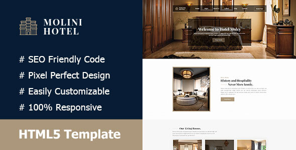 Molini- Hotel And Resort Responsive HTML5 Template