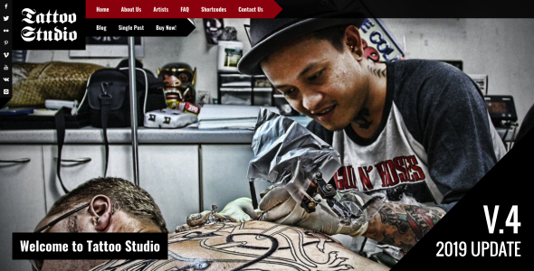 Tattoo Studio - responsywny motyw WordPress