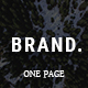 BRAND, - Creative One Page Parallax Joomla Template - ThemeForest Item for Sale