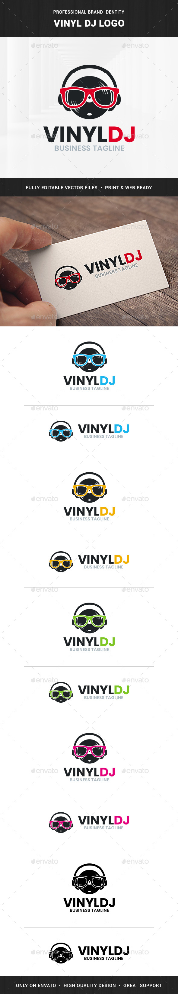 Vinyl DJ Logo