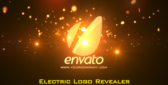 Red Electric Cinematic Logo Revealer