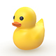 Yellow rubber Duck toy - 3DOcean Item for Sale