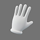 Cartoon Glove Hands Low Poly – 5 fingers - 3DOcean Item for Sale