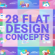 Flat Designs Concepts - VideoHive Item for Sale