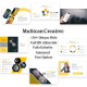 Multican Creative Google Slide Template - GraphicRiver Item for Sale