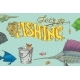 Lets Go Fishing Postcard - GraphicRiver Item for Sale