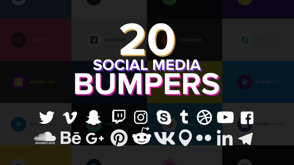 20 Social Media Bumpers