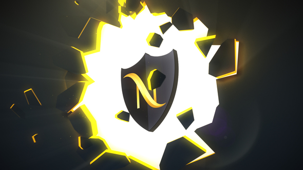 Broken Wall Logo Reveal