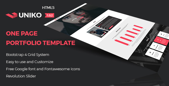 UNIKO - Personal and Portfolio HTML5 Template