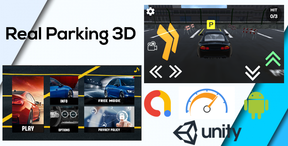 Real Car Parking 3D Game Unity ( Admob - Android - Unity 3D )