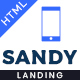 SANDY - Apps Landing Page - ThemeForest Item for Sale