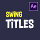 Funny Swing Titles - VideoHive Item for Sale