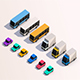 3D Low Poly Cars - 3DOcean Item for Sale