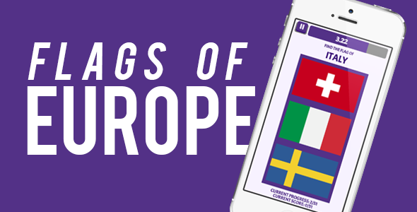 Europe Flags Quiz Game