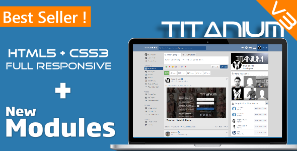 Titanium Theme V3 for Socialkit