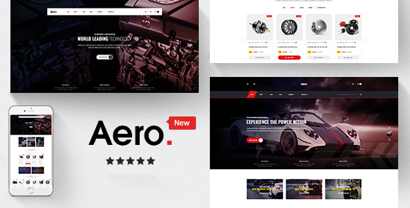 Aero - Car Accessories Responsive3.x Theme