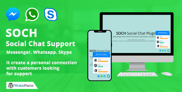 Soch - Social Chat Support for WordPress
