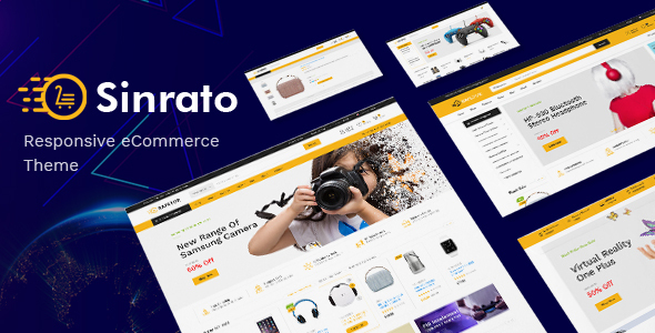 Sinrato - Mega ShopTheme (Included Color Swatches)