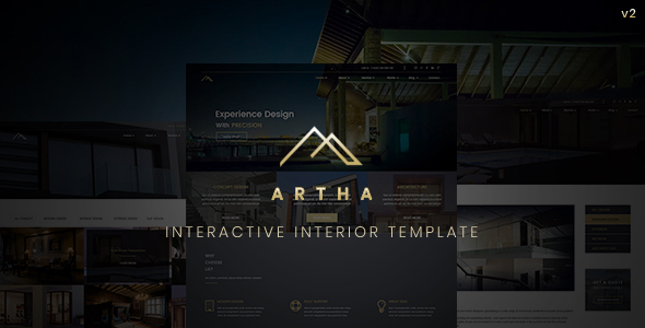 Artha Interactive Interior Template