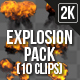Explosion Pack - 10 Footage - VideoHive Item for Sale