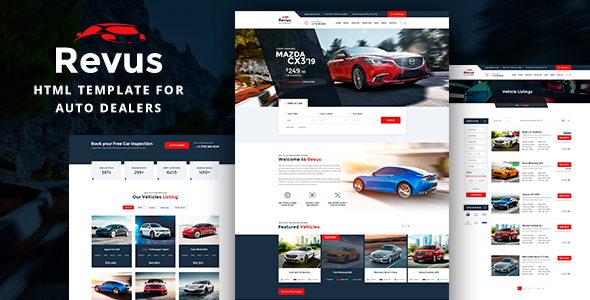Revus – Auto Dealer HTML