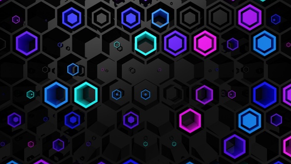 Background of Hexagons